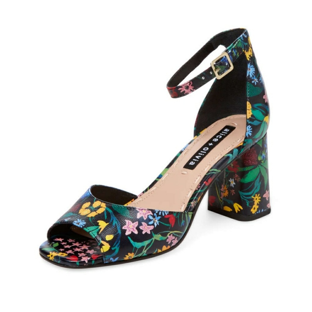 *Alice + Olivia Cooper Leather Sandal